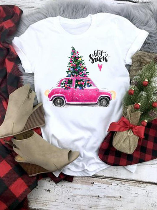 Tricou Pink Car