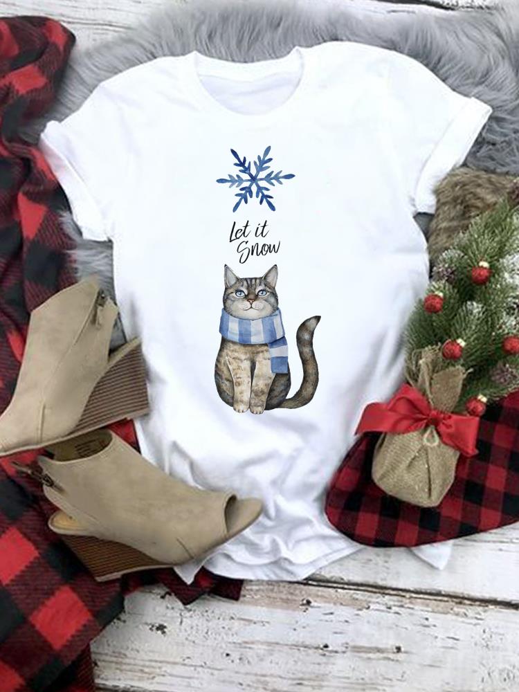 Tricou Cat Snow