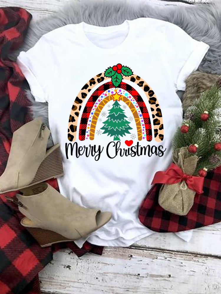 Tricou Christmas Rainbow