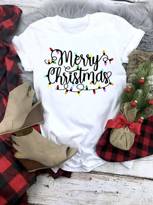 Tricou Merry Lights